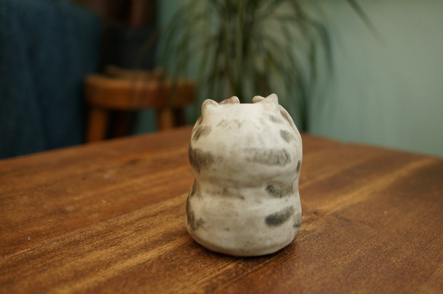 White Tiger Vase