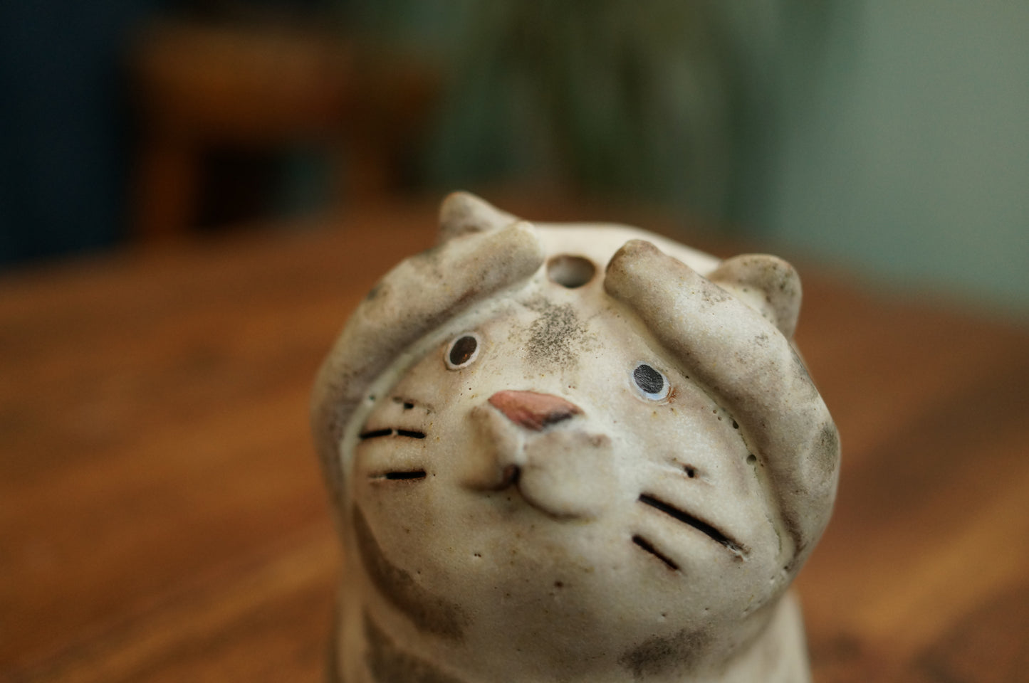 White Tiger Vase