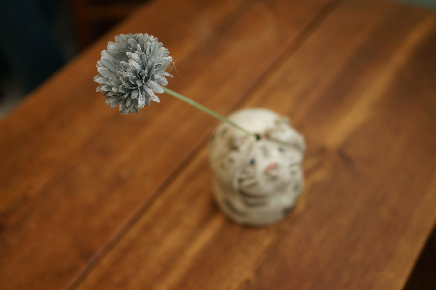 White Tiger Vase
