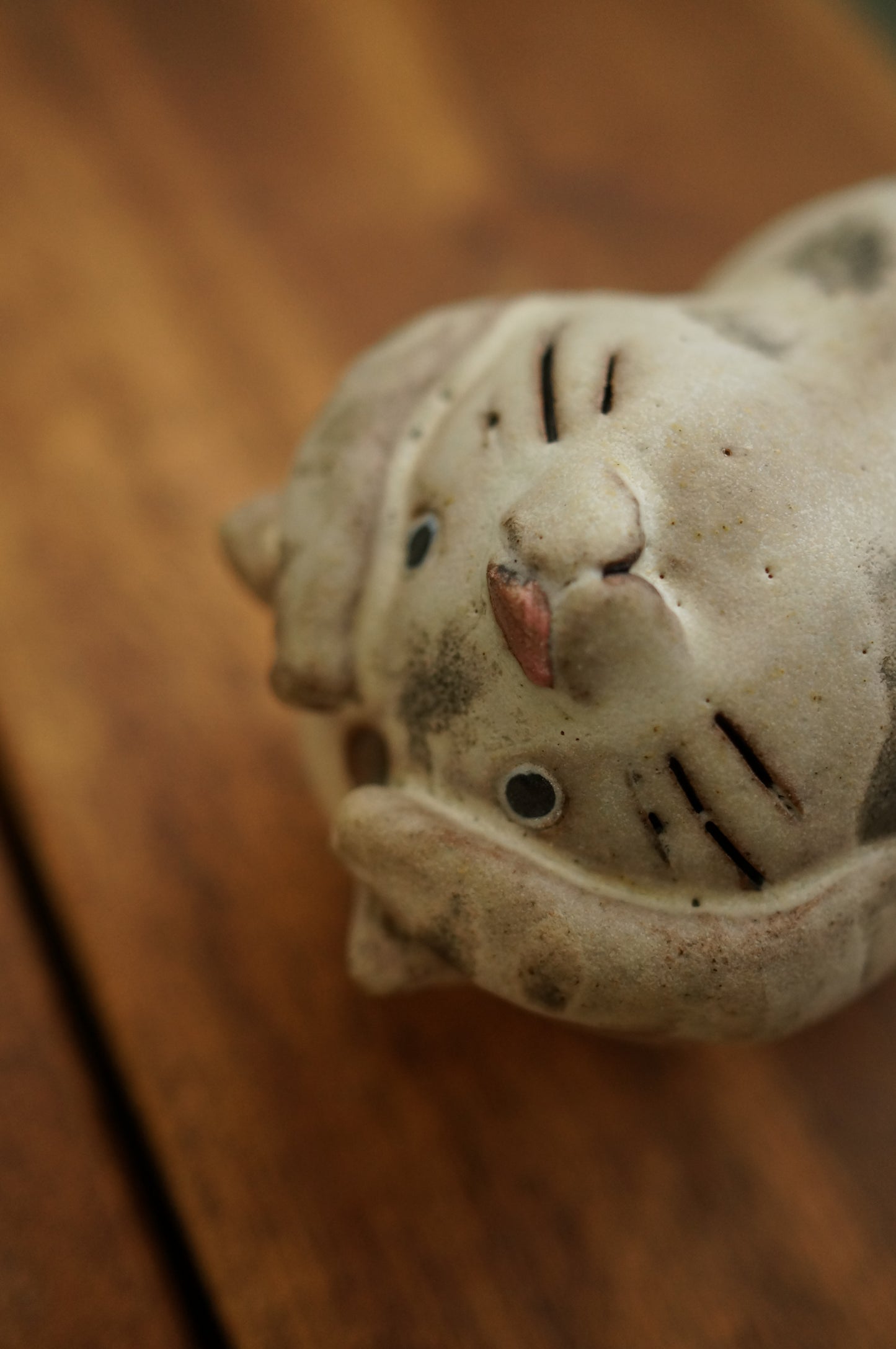 White Tiger Vase