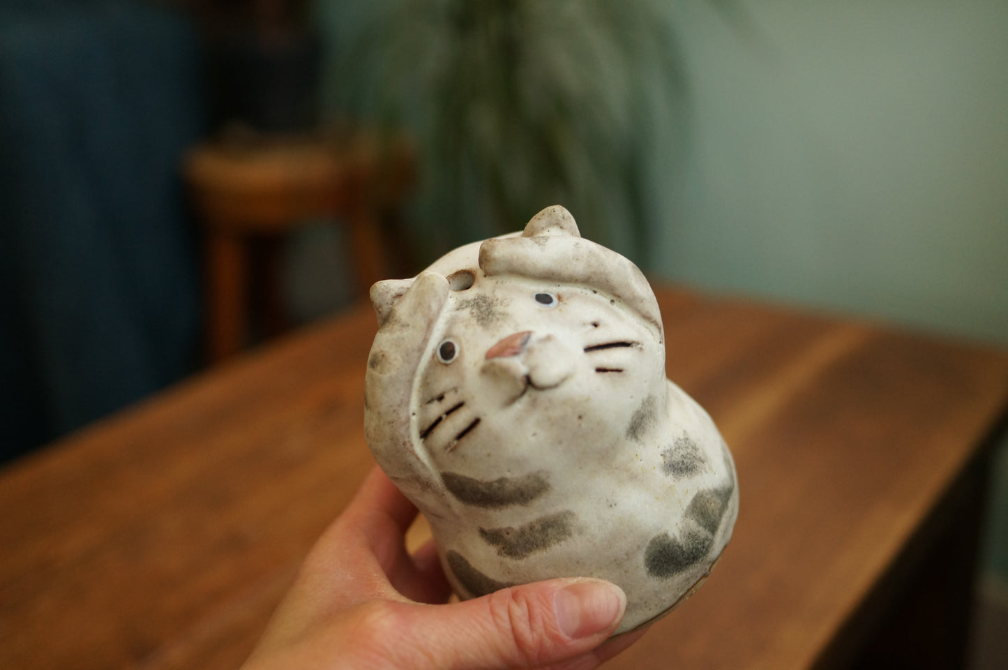 White Tiger Vase