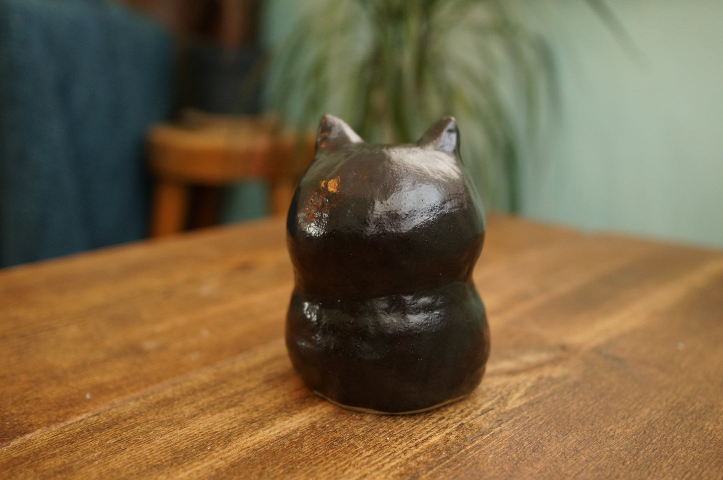 Black Cat Vase