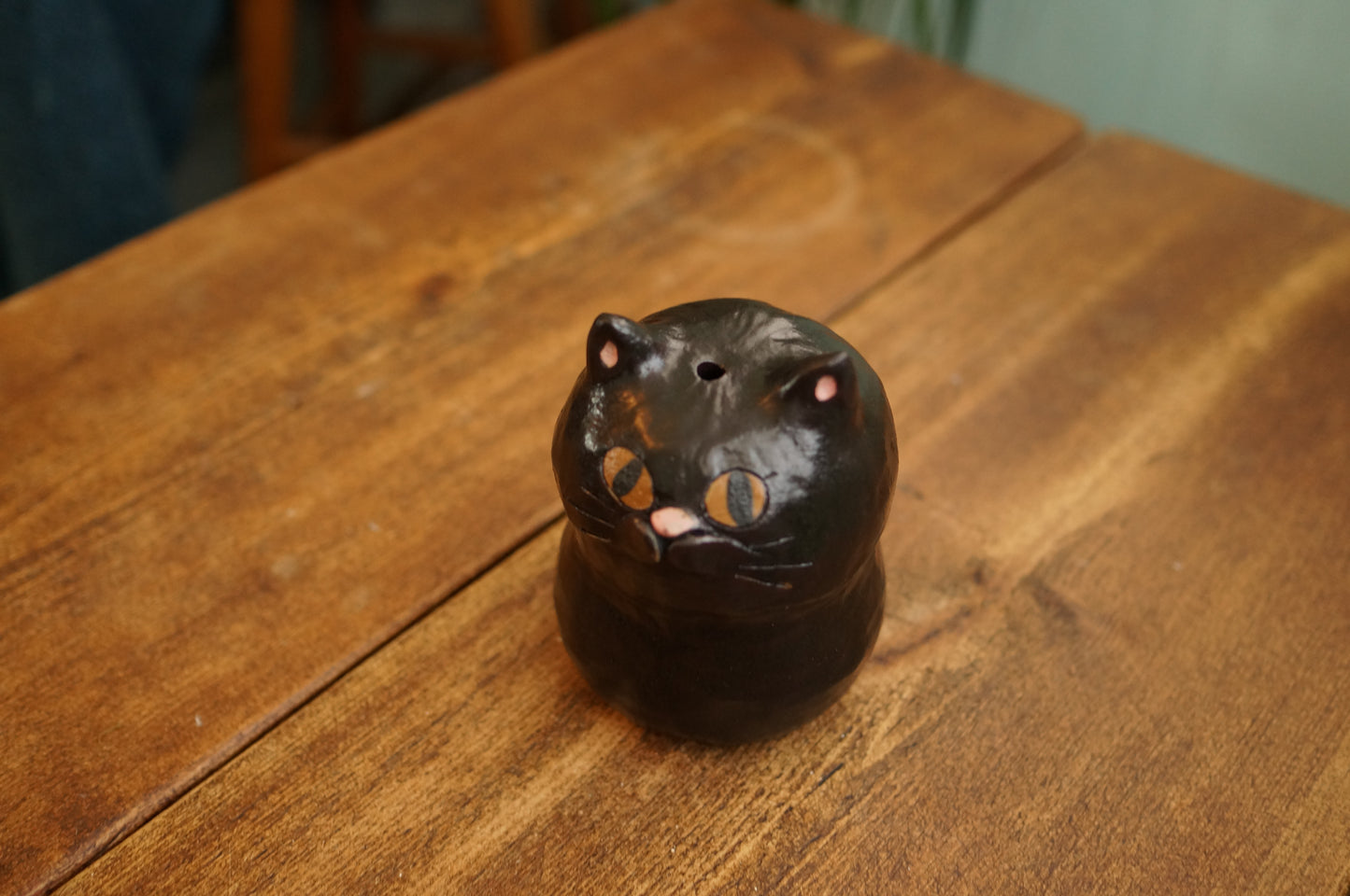 Black Cat Vase