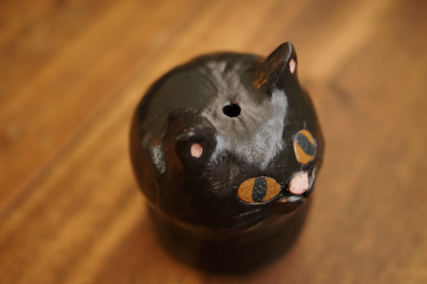 Black Cat Vase