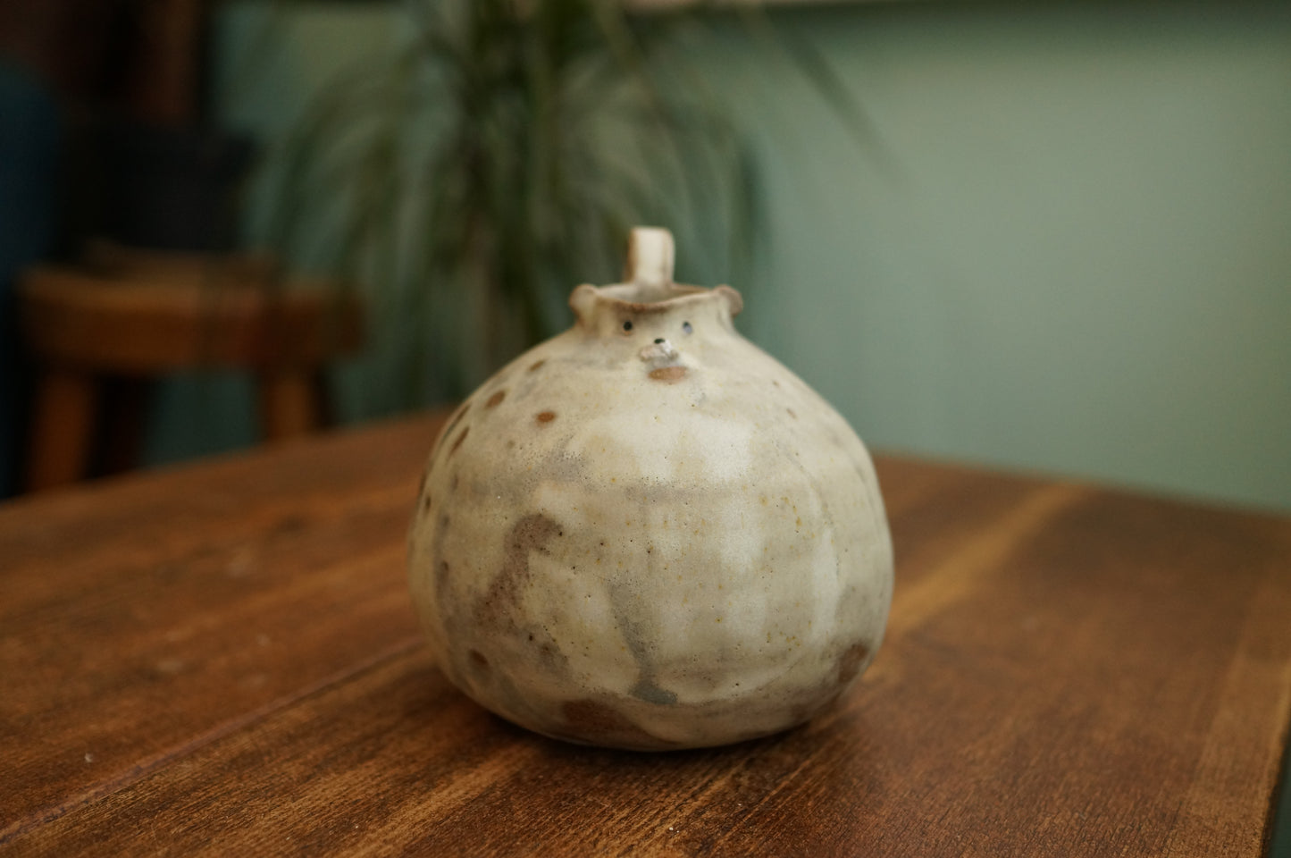 White Bear Vase
