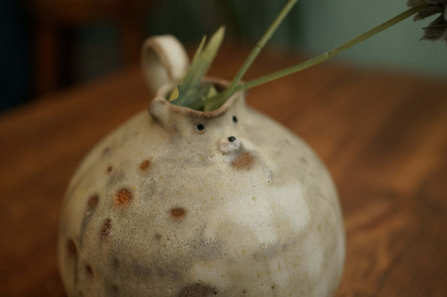 White Bear Vase