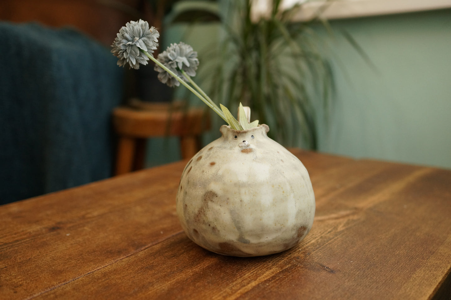 White Bear Vase