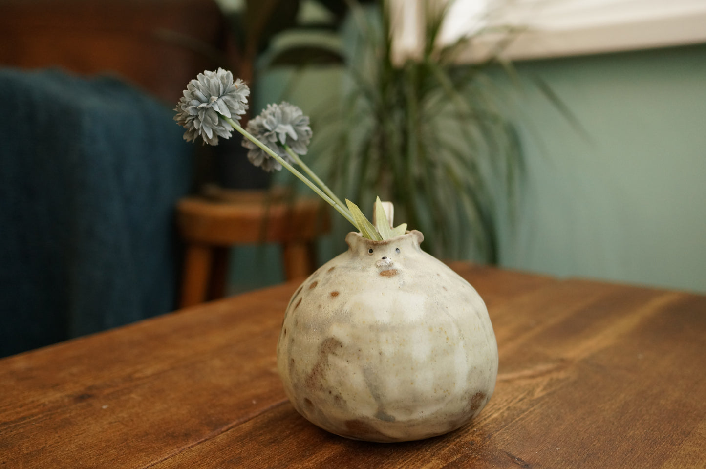 White Bear Vase