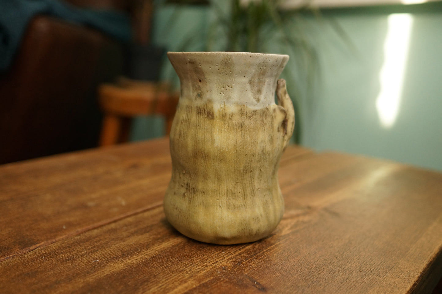 Matt Brown Bear Vase