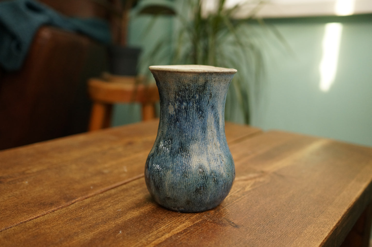 Galaxy Blue Bear Vase