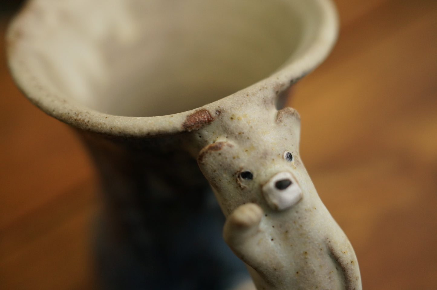 Galaxy Blue Bear Vase