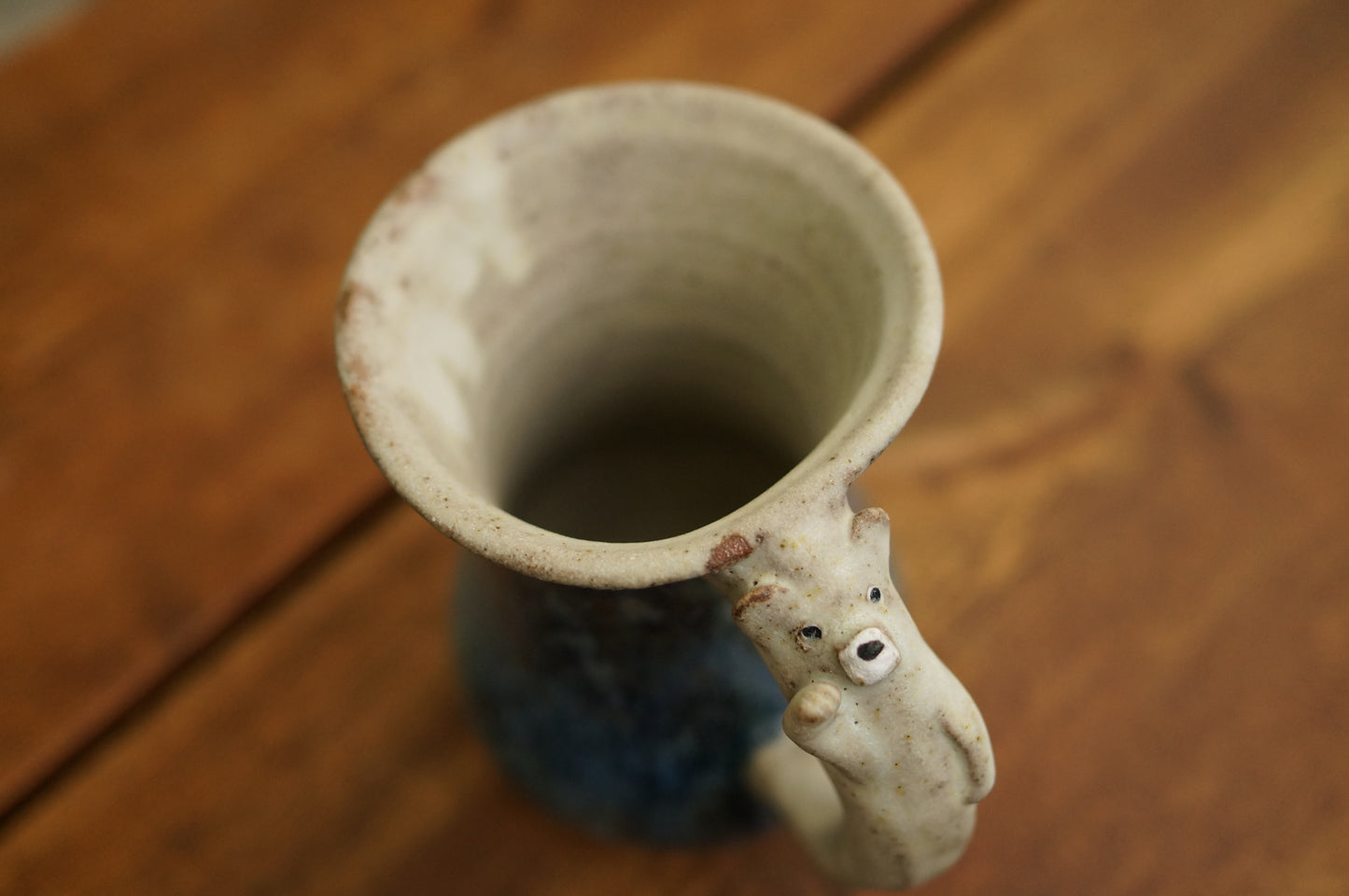 Galaxy Blue Bear Vase