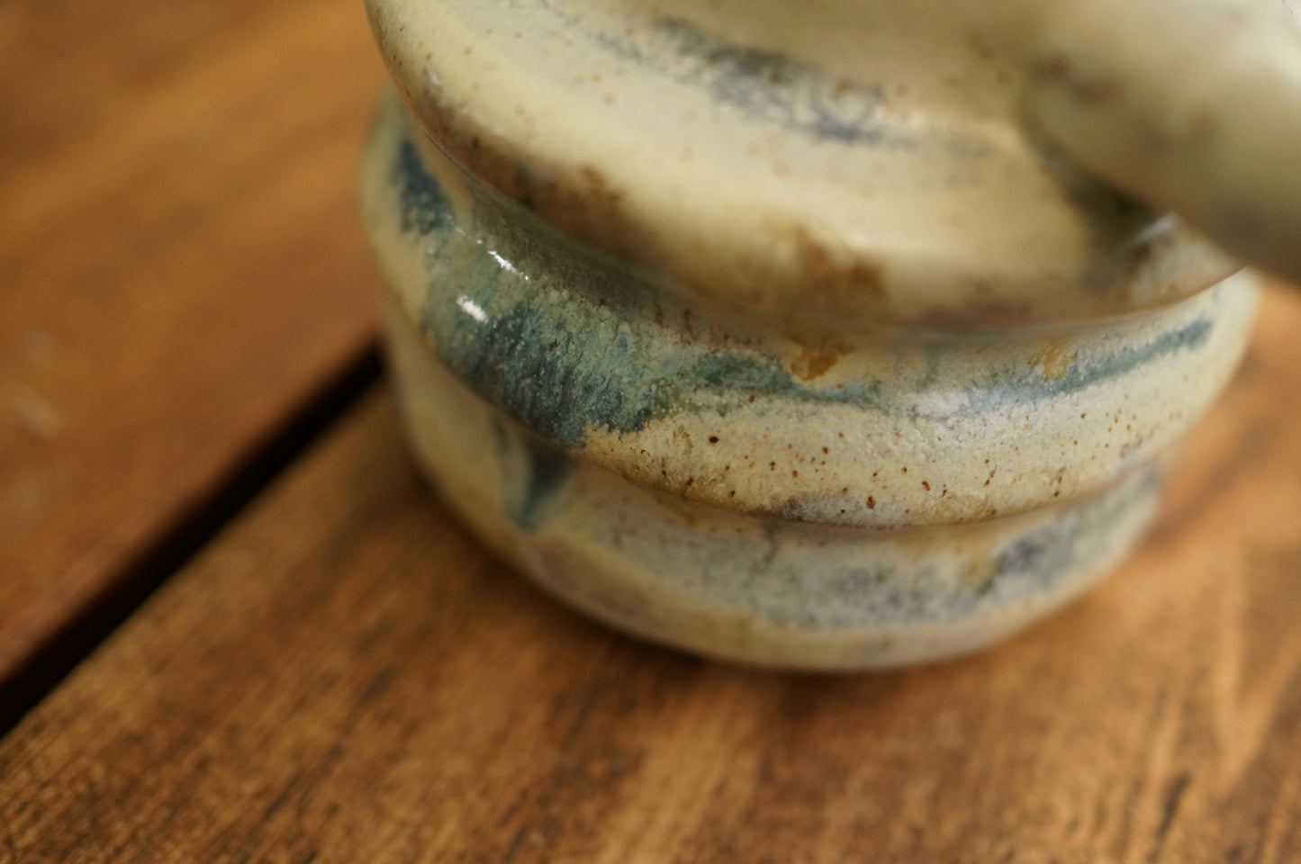 White Caterpillar Jug Vase
