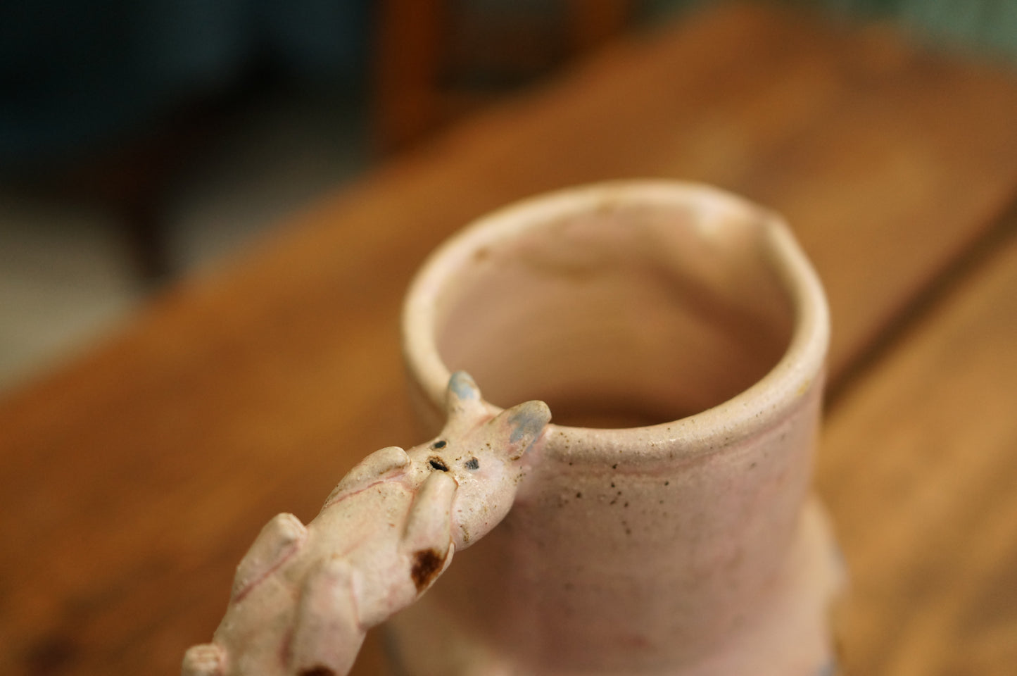 Pink Caterpillar Jug Vase