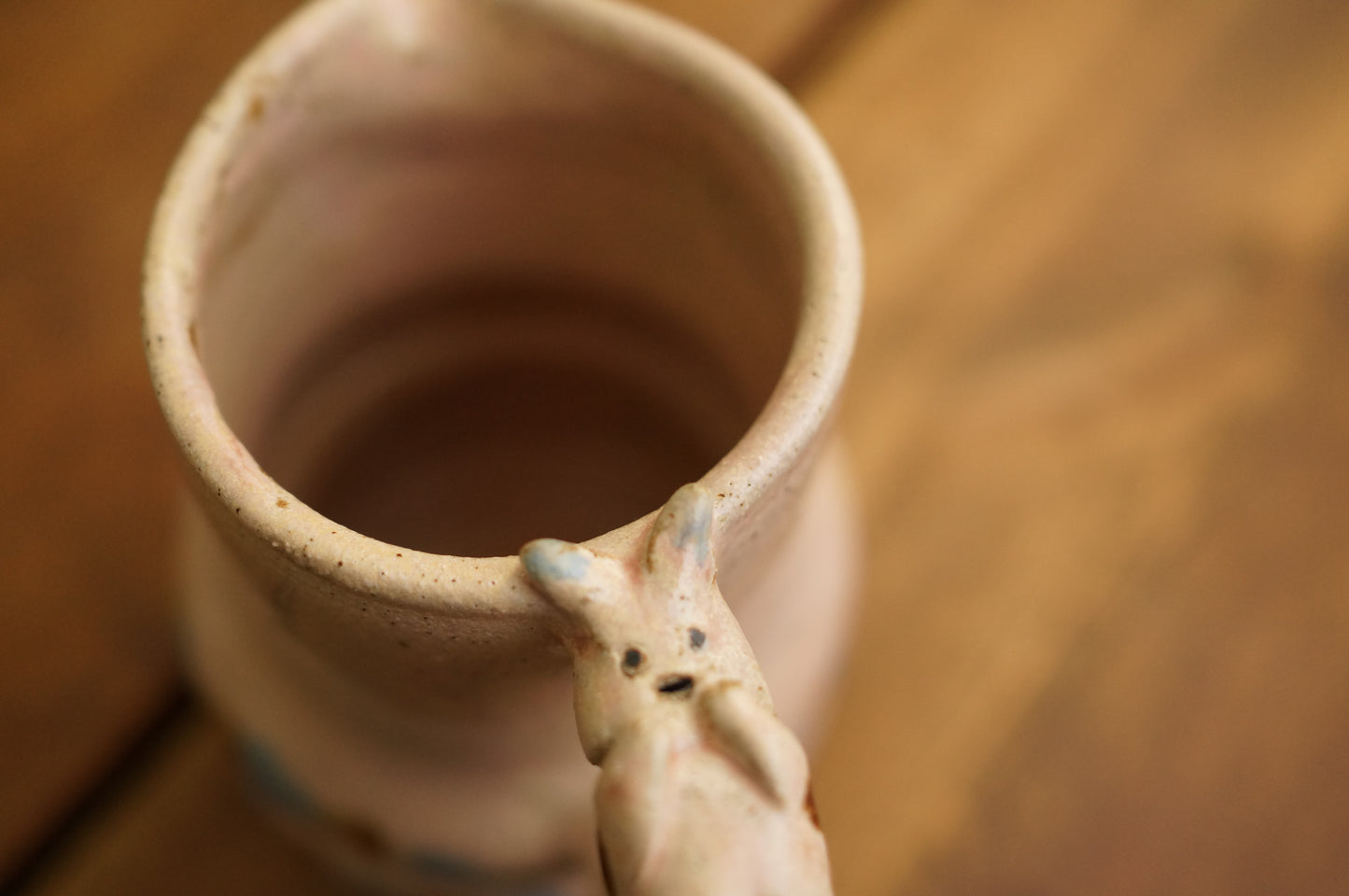 Pink Caterpillar Jug Vase