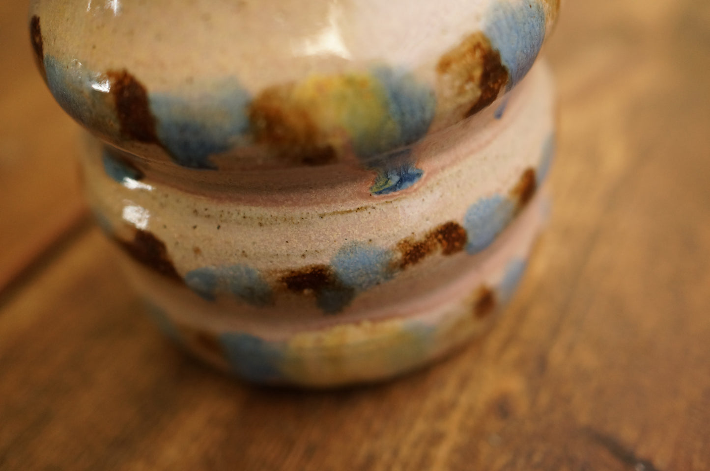 Pink Caterpillar Jug Vase