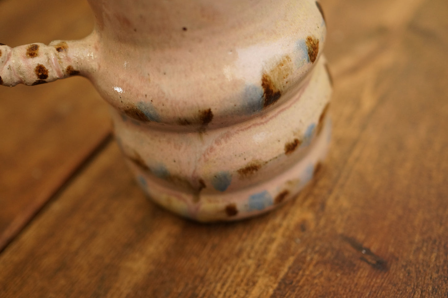 Pink Caterpillar Jug Vase