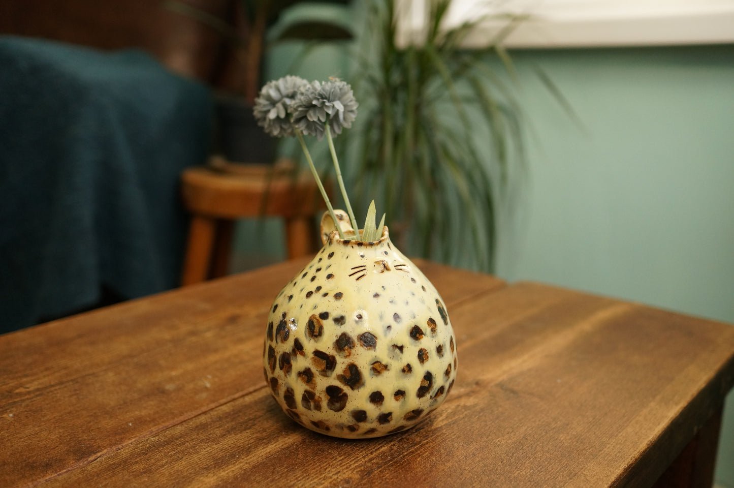 Leopard Vase