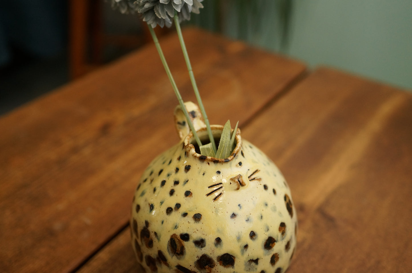 Leopard Vase