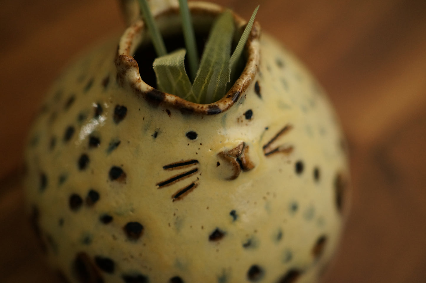 Leopard Vase