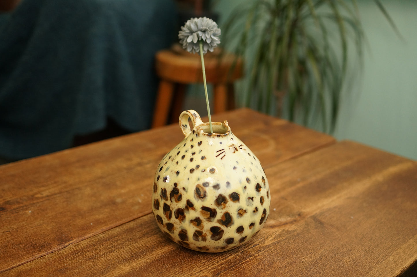 Leopard Vase