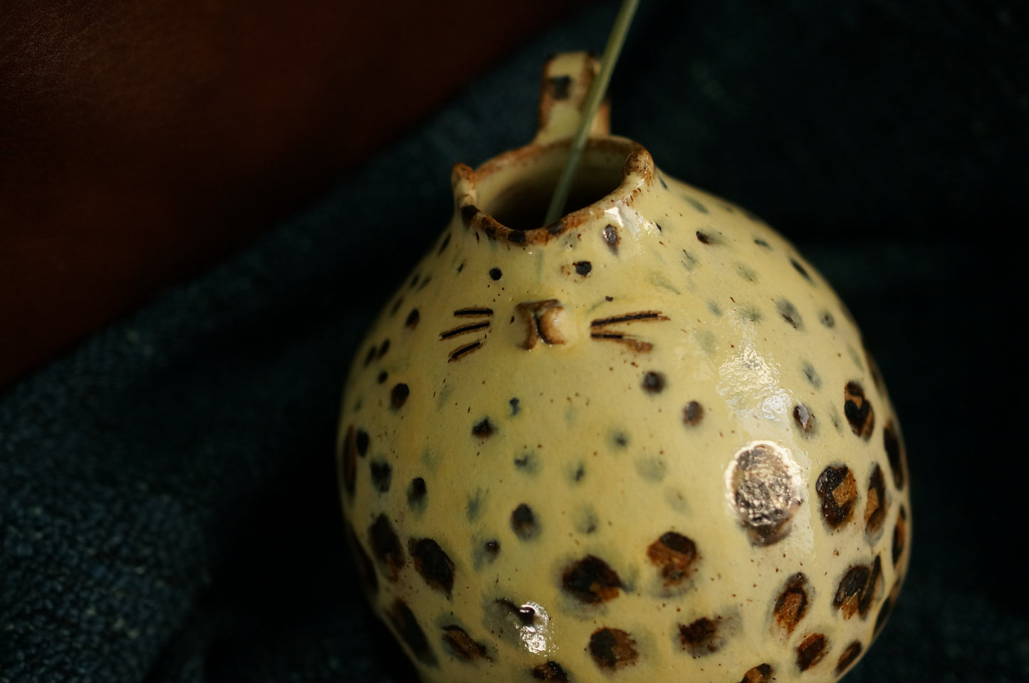 Leopard Vase