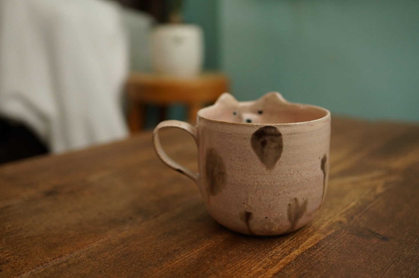 Pink Bear Mug