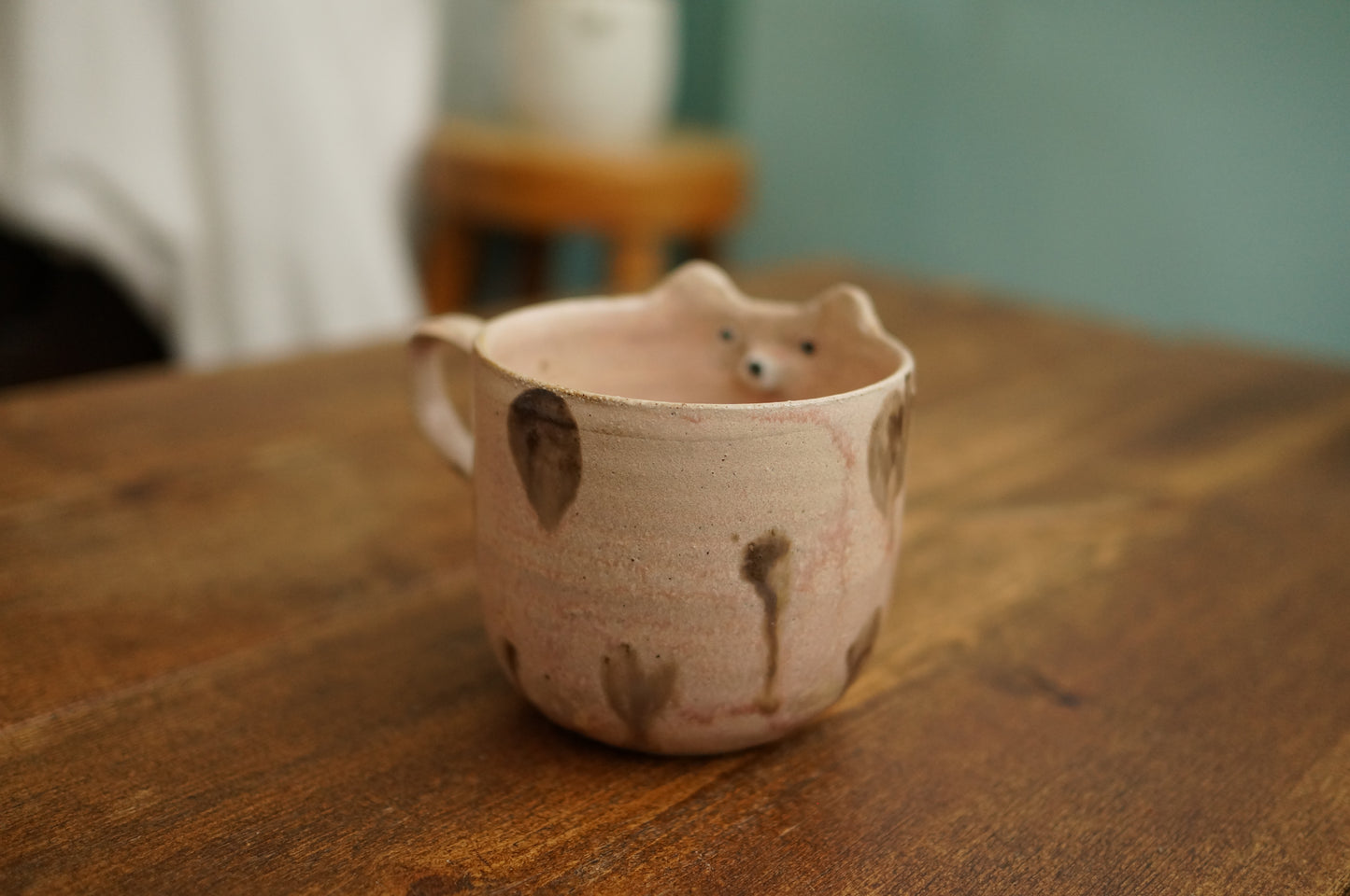 Pink Bear Mug