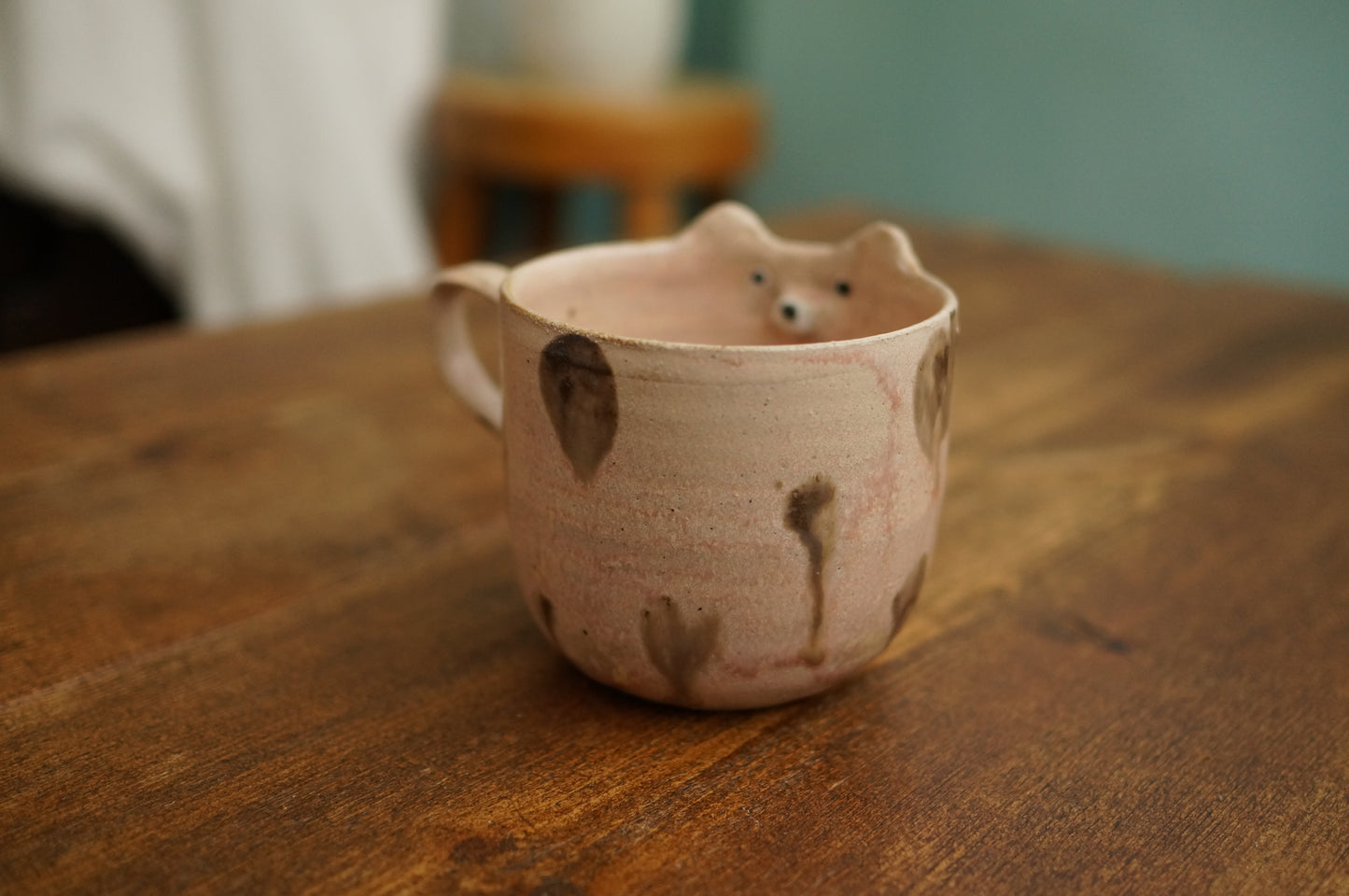Pink Bear Mug