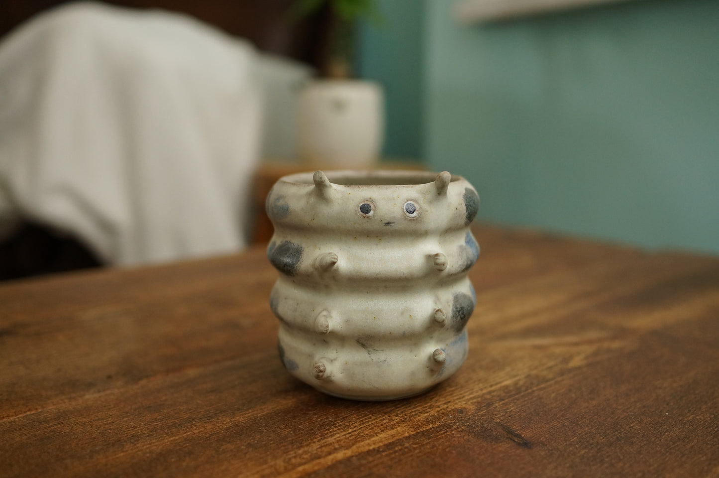 White Caterpillar Mug
