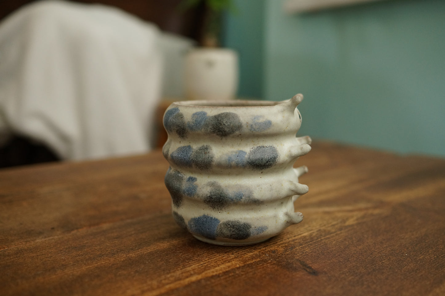White Caterpillar Mug