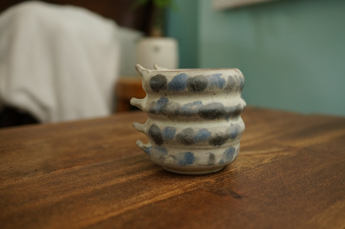 White Caterpillar Mug