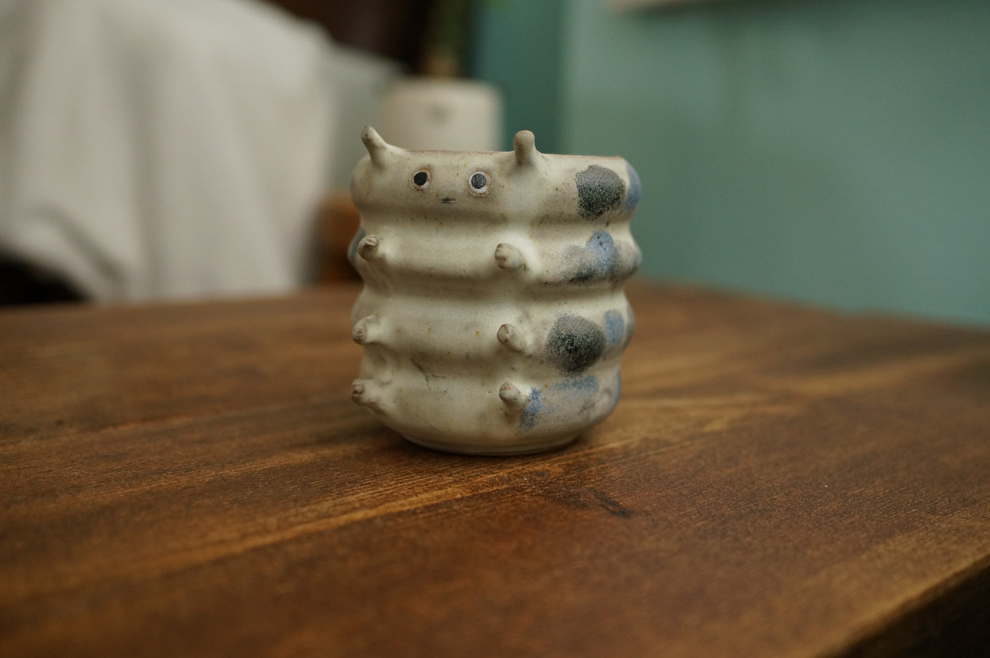 White Caterpillar Mug