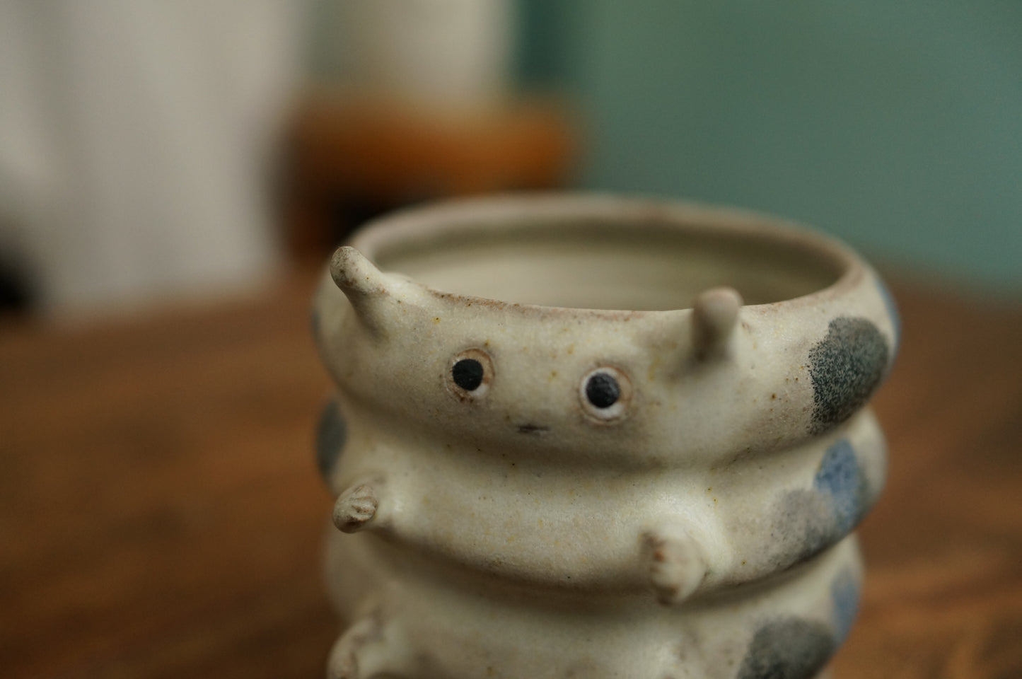 White Caterpillar Mug