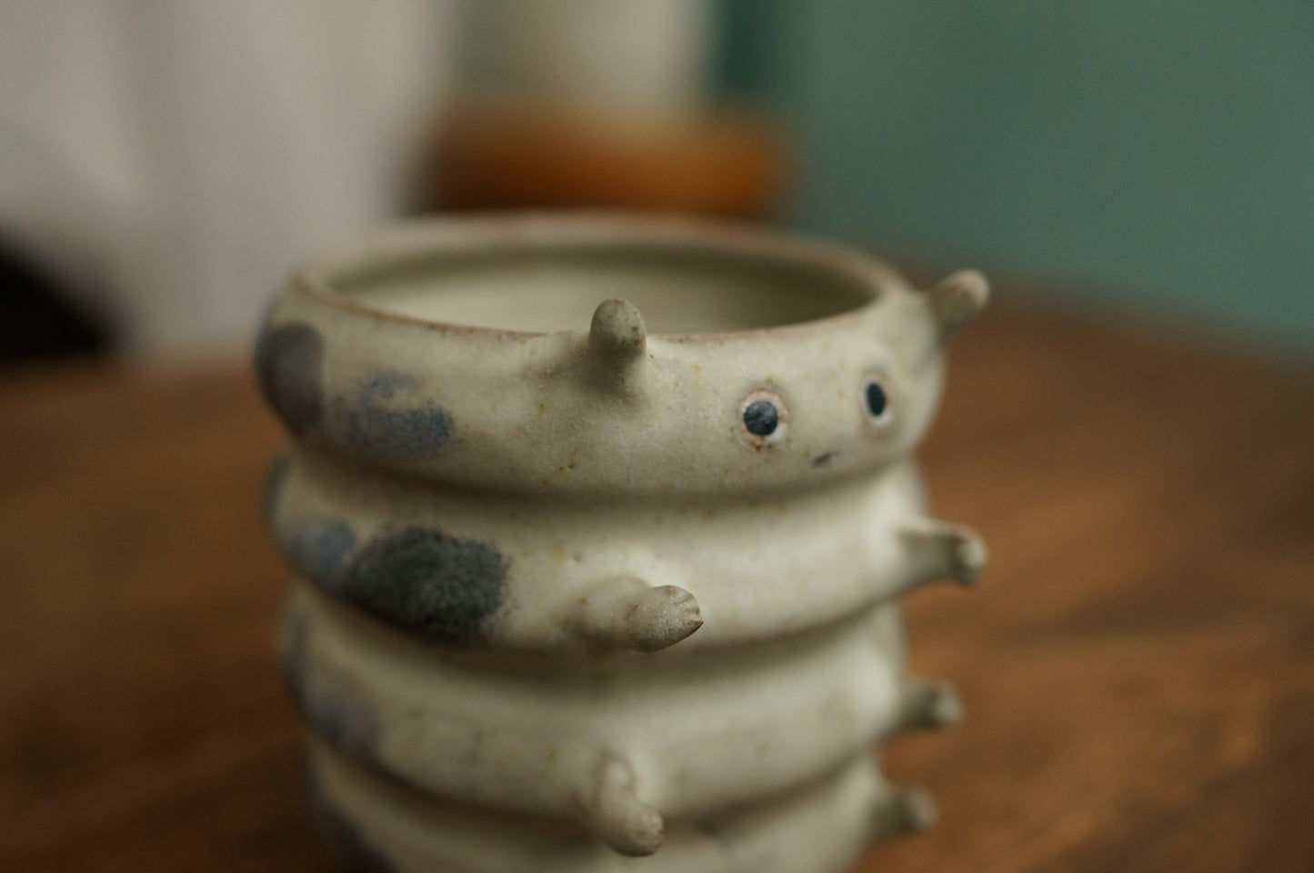 White Caterpillar Mug