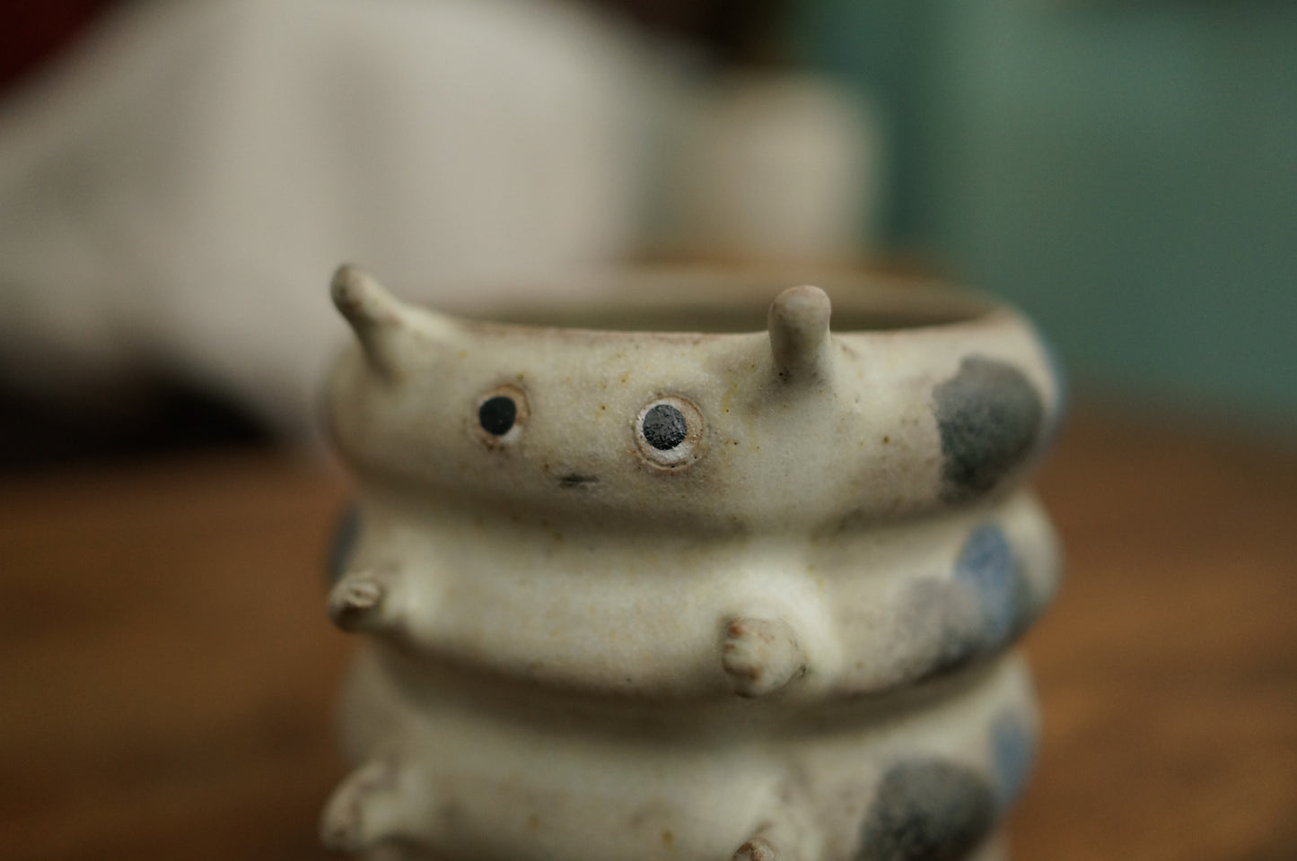 White Caterpillar Mug