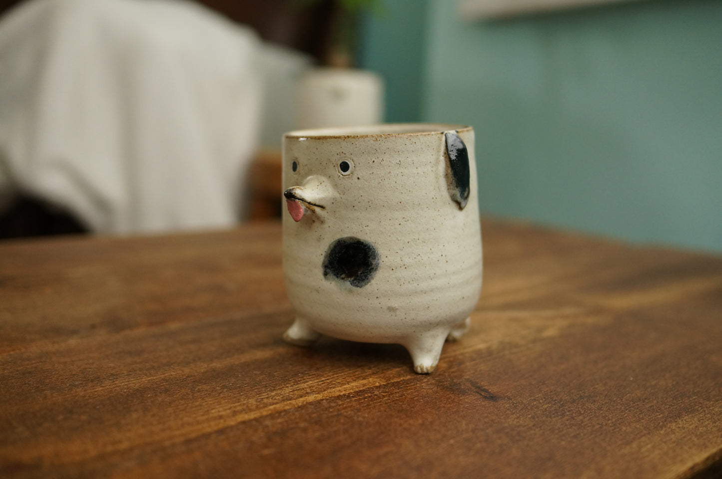 Four Legs Dalmatian Dog Cup