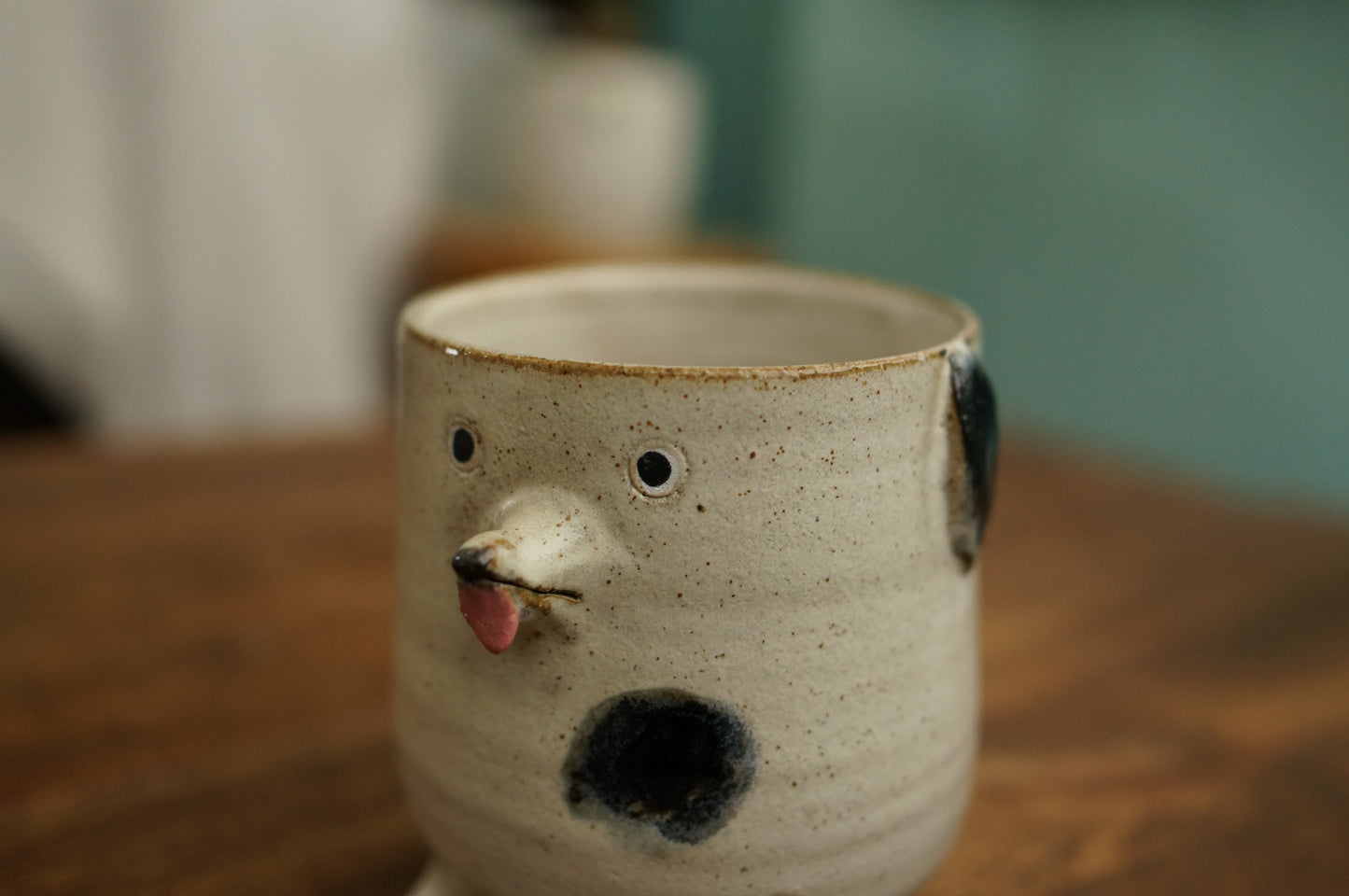 Four Legs Dalmatian Dog Cup