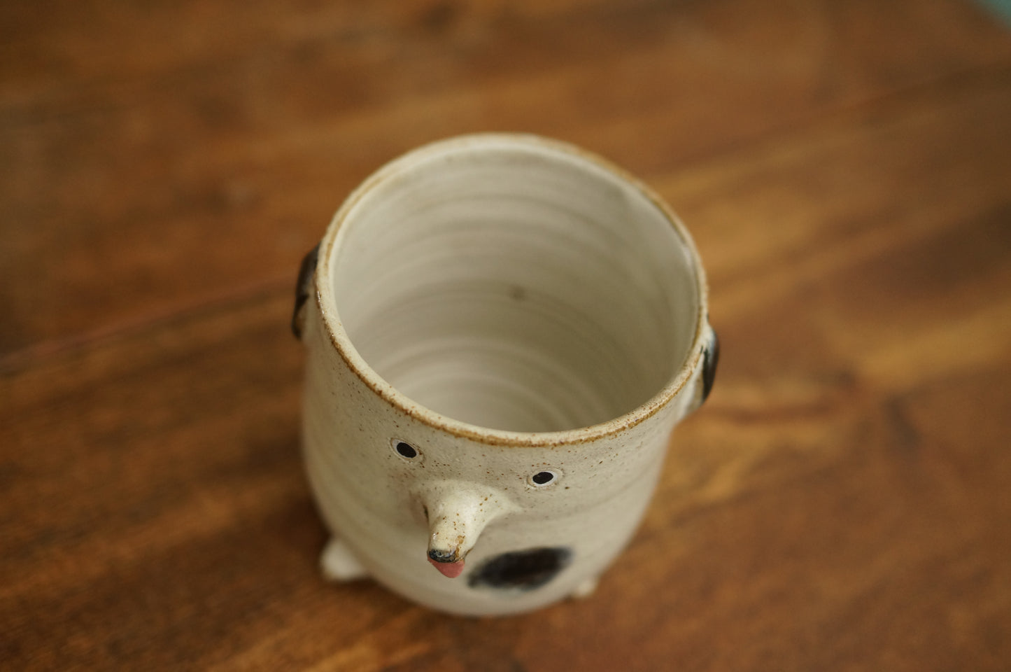 Four Legs Dalmatian Dog Cup