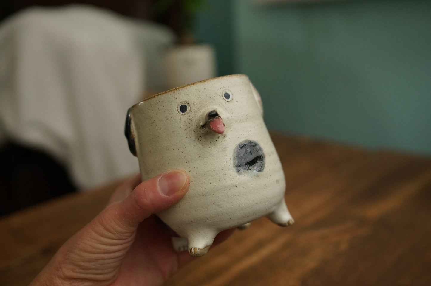 Four Legs Dalmatian Dog Cup