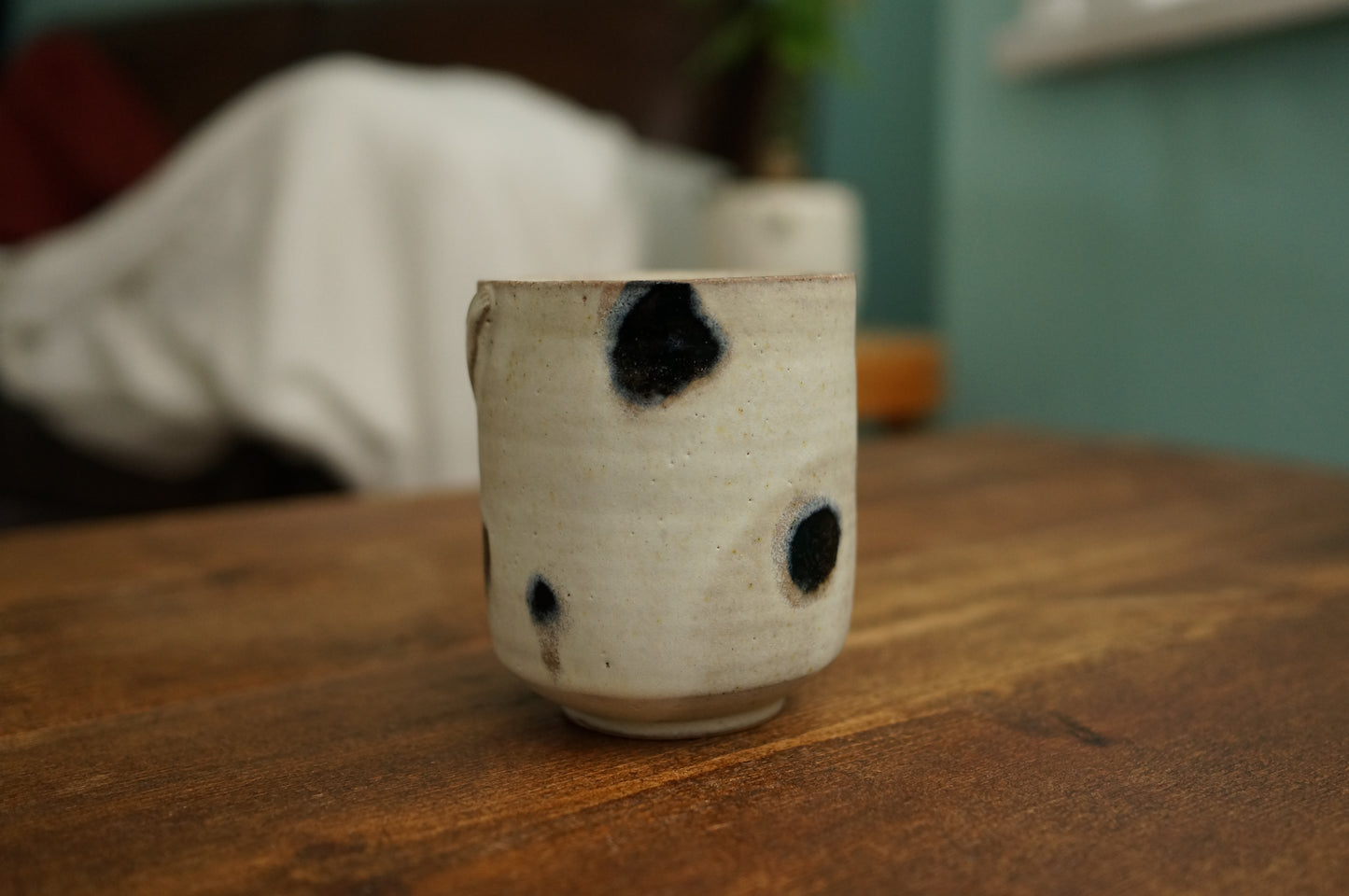 Handbuilt Dog and Cat Cup