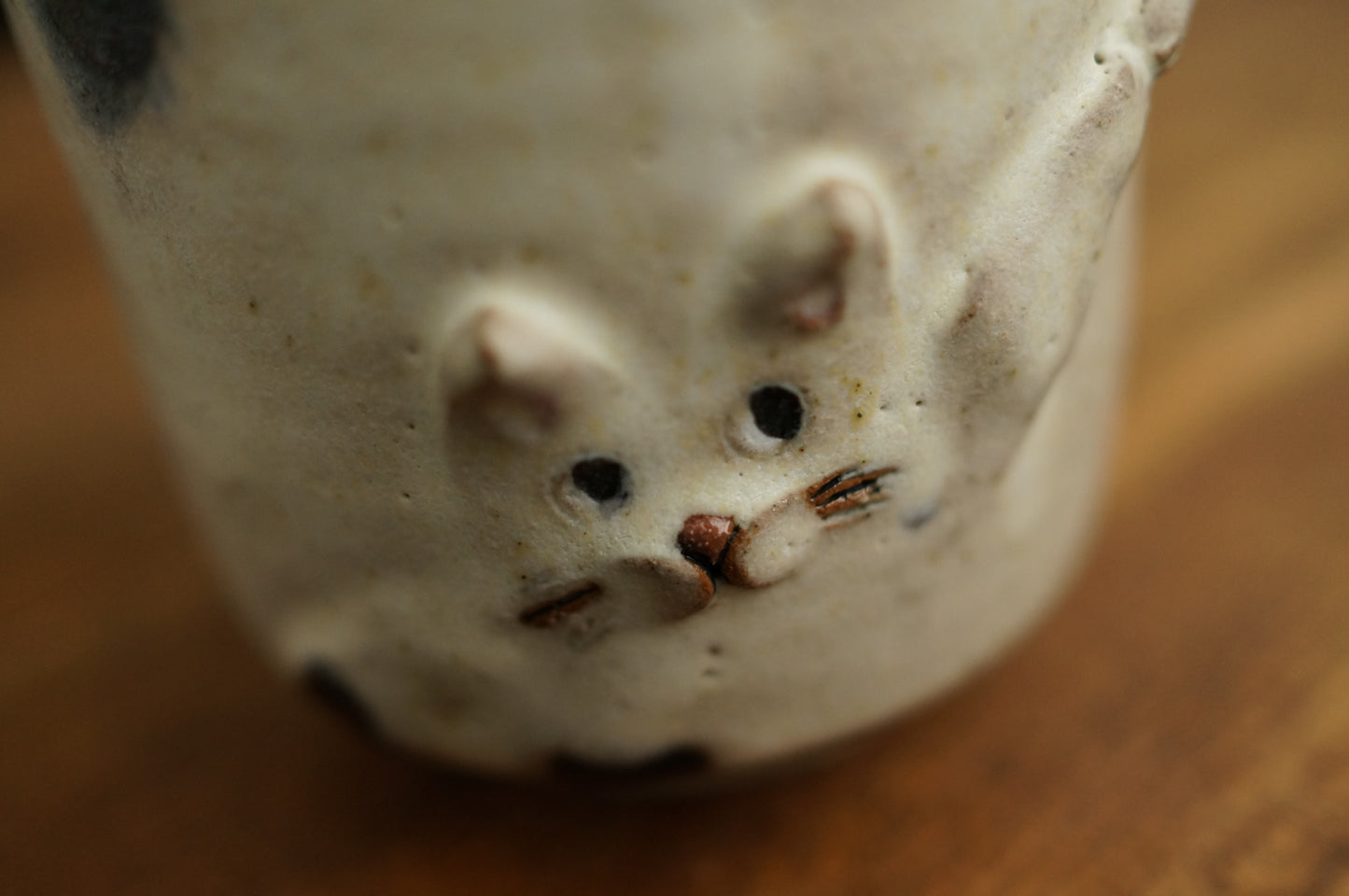 Handbuilt Dog and Cat Cup