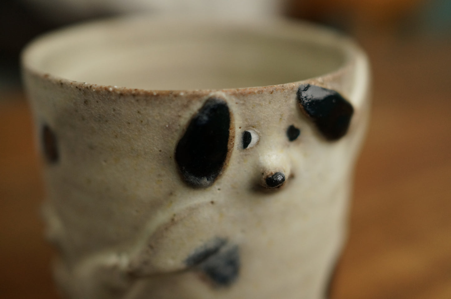 Handbuilt Dog and Cat Cup