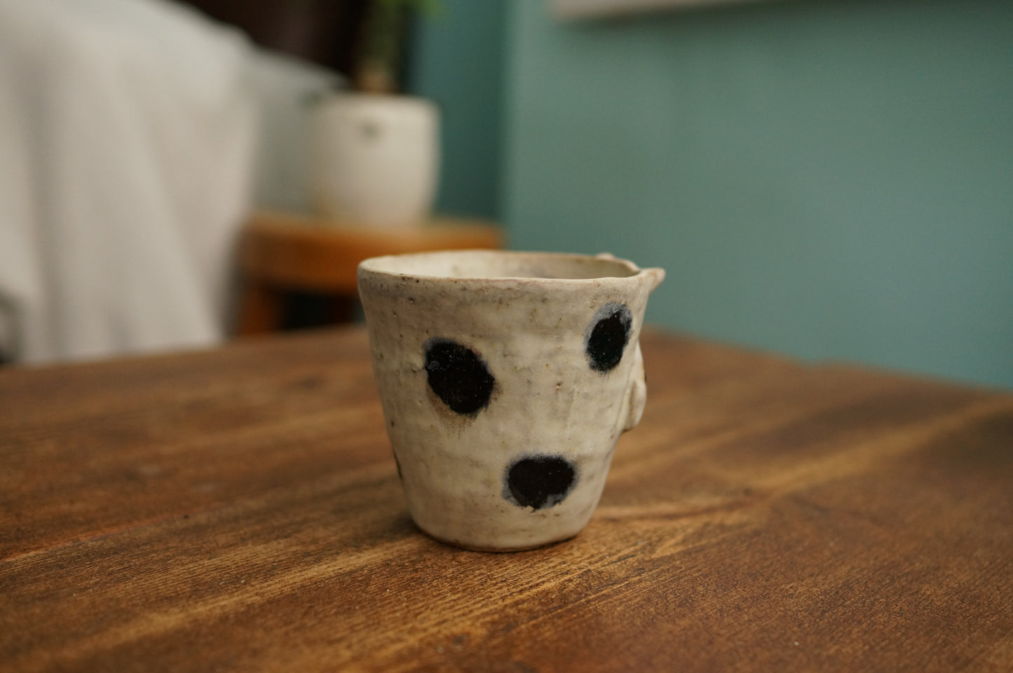 Handbuilt Dog and Cat Cup
