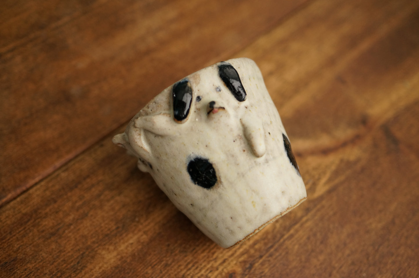Handbuilt Dog and Cat Cup