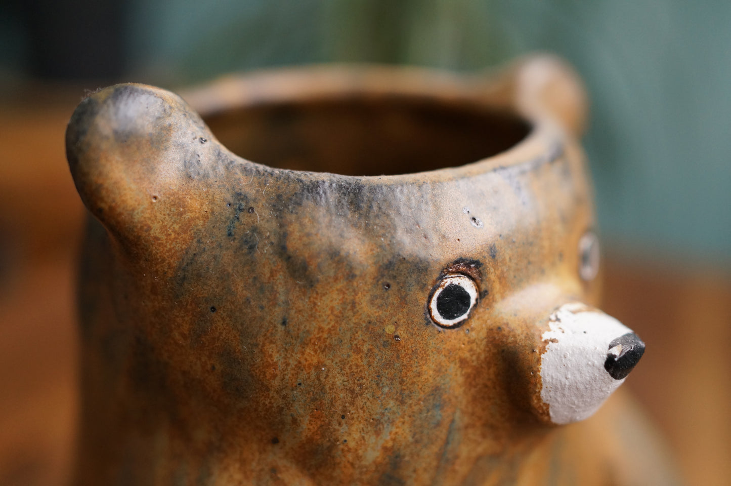 Brown Bear Vase