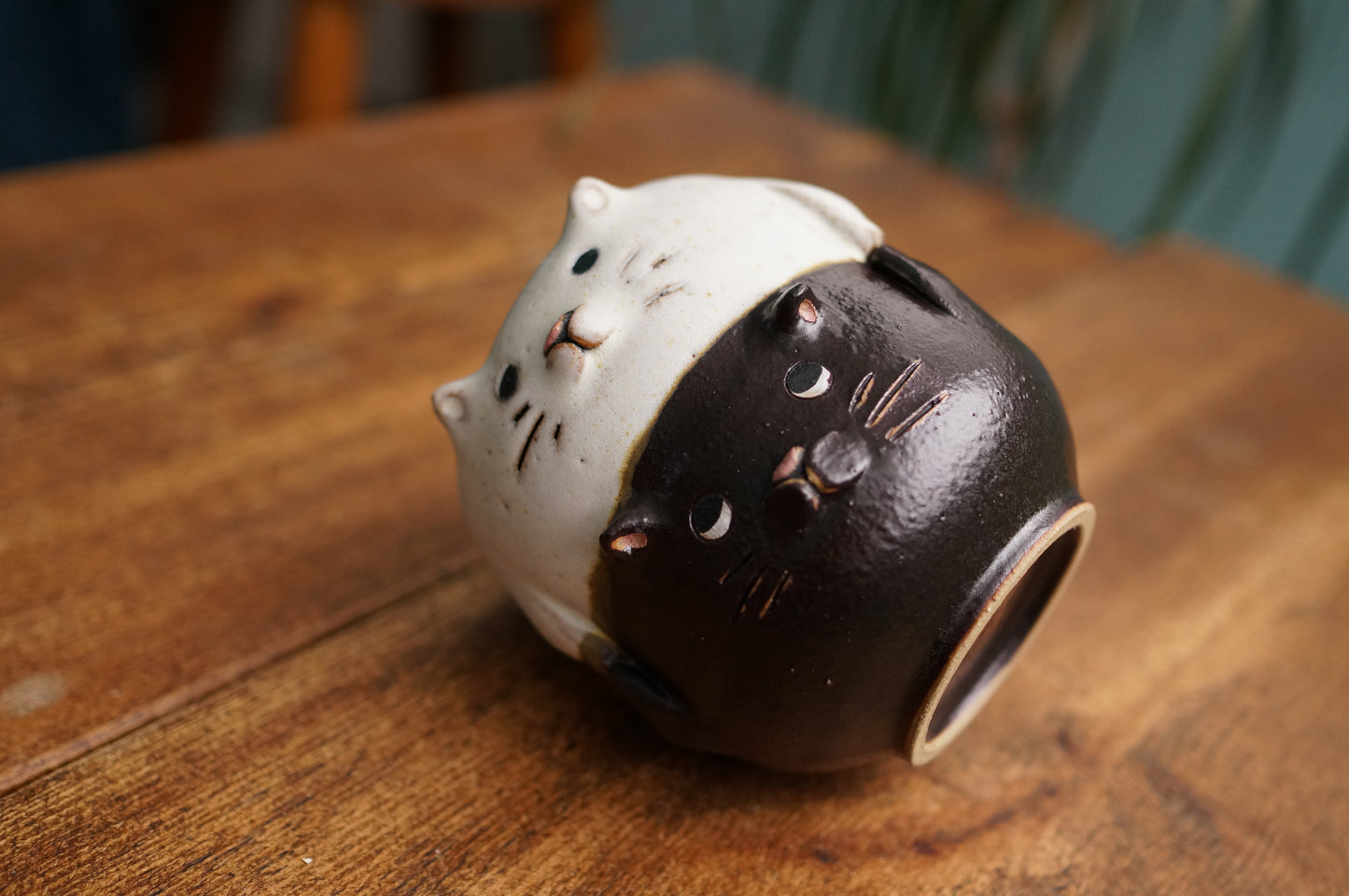 Black and White Cat Cup