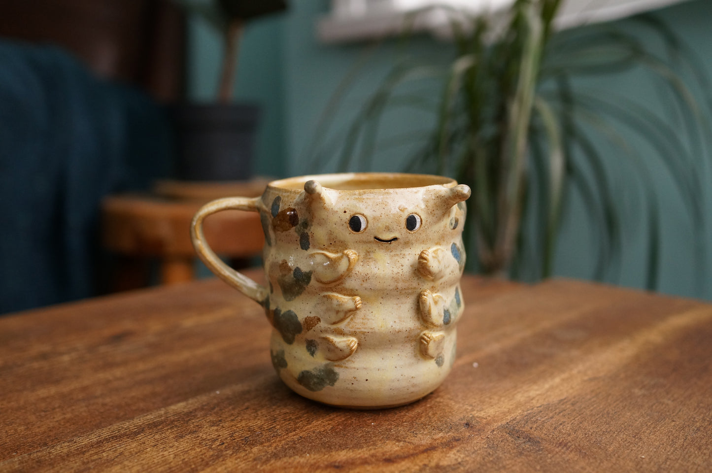Yellow Caterpillar Mug