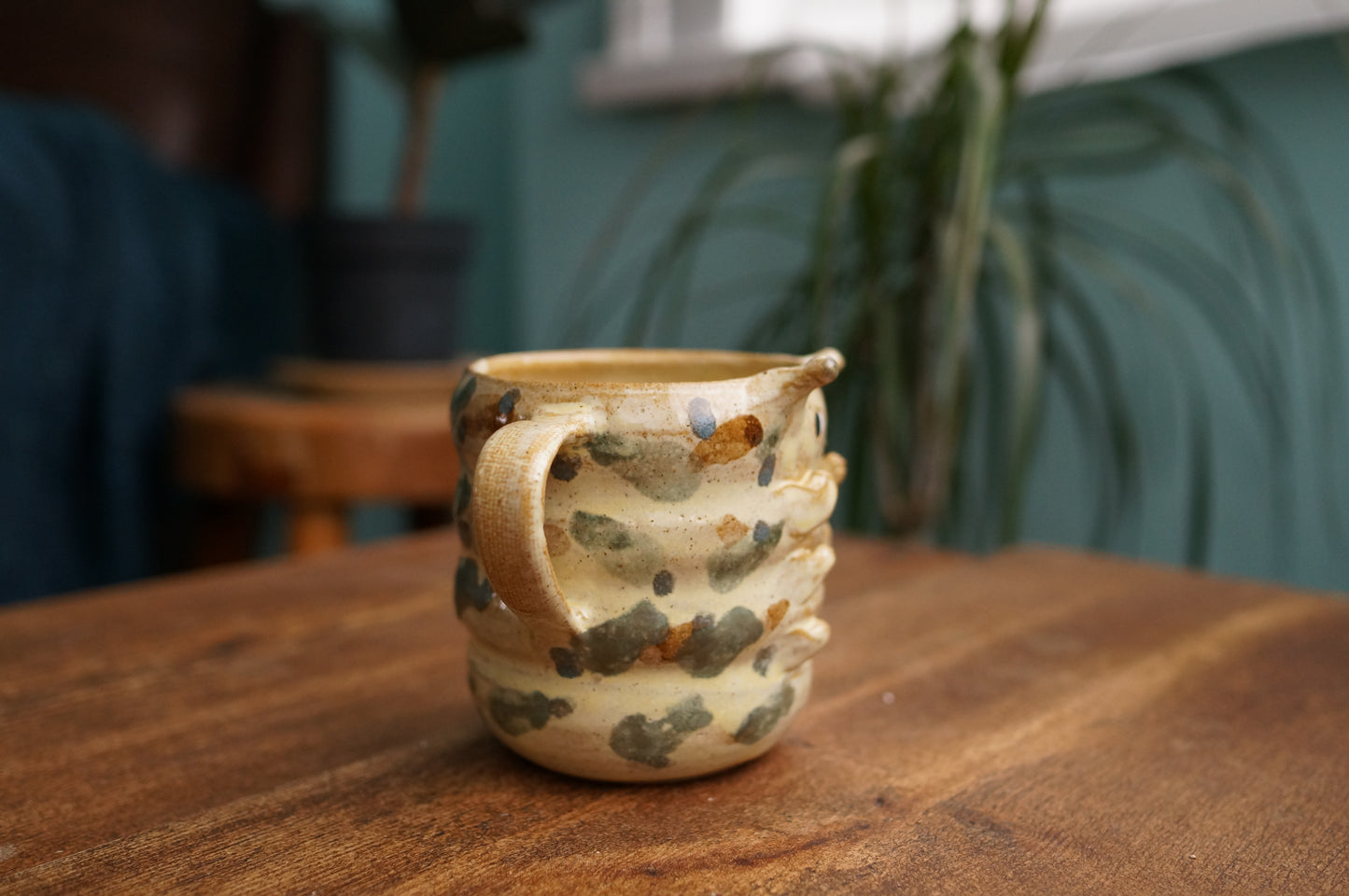 Yellow Caterpillar Mug