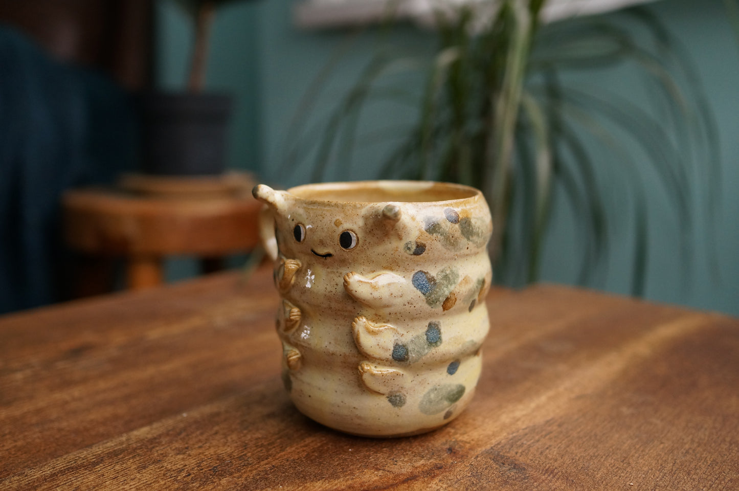 Yellow Caterpillar Mug